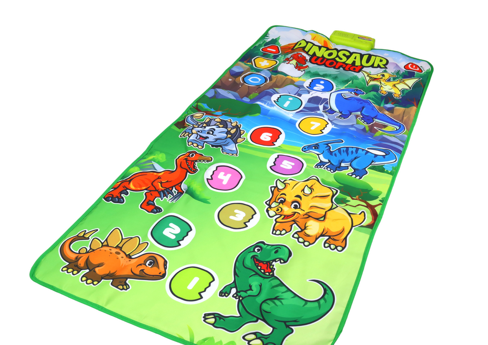 Interaktivní taneční a vzdělávací podložka Dinosauři se zvuky - Obrázek 2