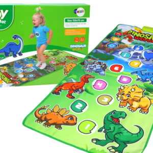Interaktivní taneční a vzdělávací podložka Dinosauři se zvuky