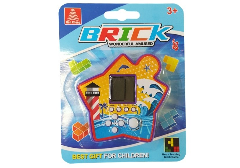 Kapesní elektronická hra Tetris fialová - Obrázek 2