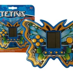 Kapesní elektronická hra Tetris motýl modrá