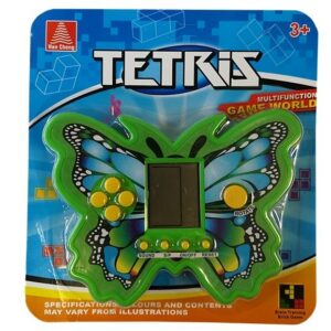Kapesní elektronická hra Tetris motýl zelená