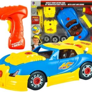 Konstrukční sada - auto s vrtačkou