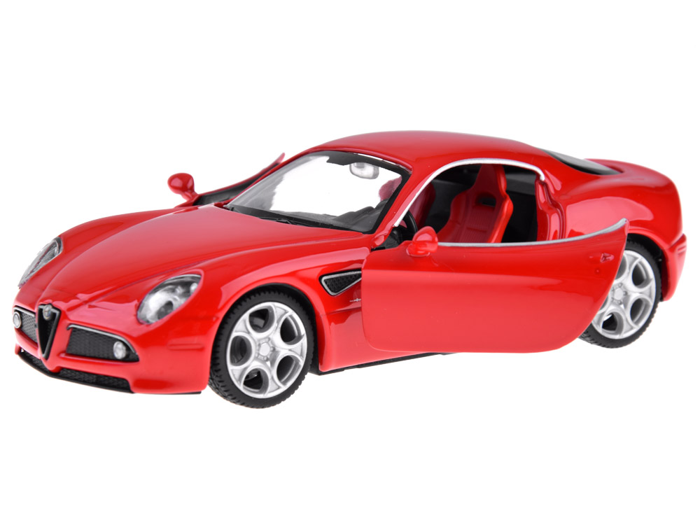 Kovové autíčko Alfa Romeo 8C Competizione 1:32 s efekty - Obrázek 2