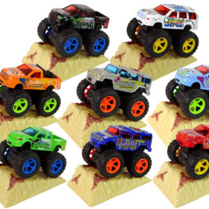 Kovové autíčko Monster Truck s rampou