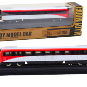 Kovový sběratelský model vlaku 1:48 červená bílá