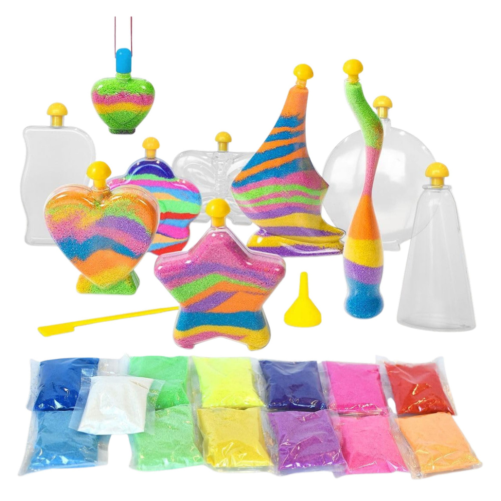 Kreativní sada Magický svítící písek DIY pískové ozdoby - Obrázek 2