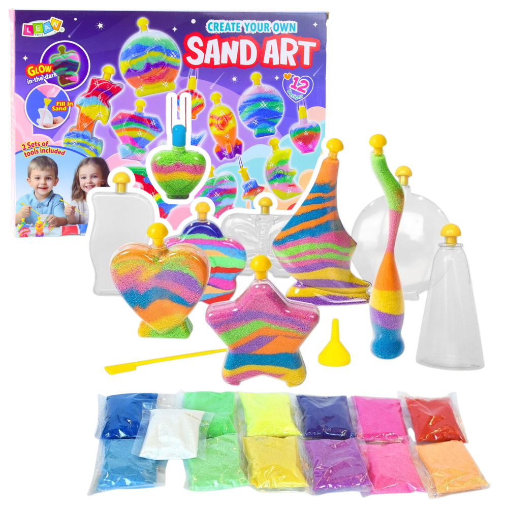 Kreativní sada Magický svítící písek DIY pískové ozdoby