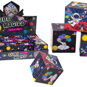 Magická kostka vzdělávací puzzle vesmír logická hra