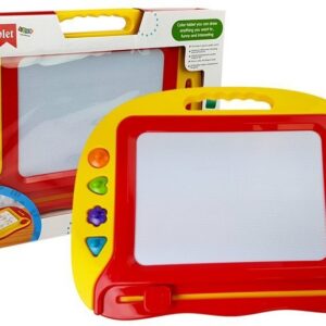 Magnetická kreslící tabule s razítky červená