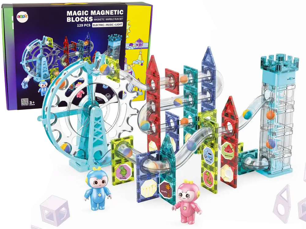 Magnetická stavebnice 129 dílů