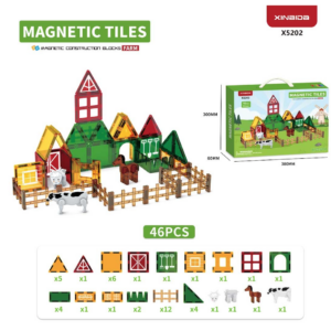 Magnetická stavebnice farma 42 dílů