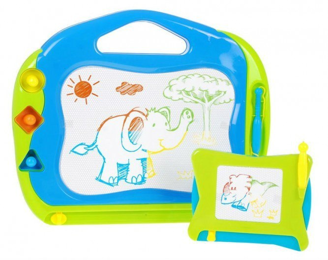 Magnetická tabule na kreslení+ 3 ks razítek