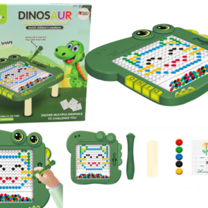 Magnetická vzdělávací tabule Dino zelená