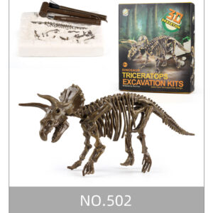Mamido Archeologická sada dinosaurus - kostra Triceratops 3D skeleton MT1549