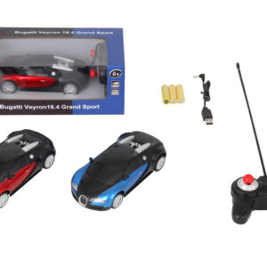 Mamido Auto na dálkové ovládání Bugatti Veyron 16.4 Grand Sport R/C 1:24 modré