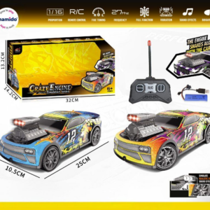 Mamido Auto na dálkové ovládání Crazy Engine 1:16 s vibracemi