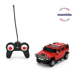 Mamido Auto na dálkové ovládání Hummer H2 R/C 1:24 červené