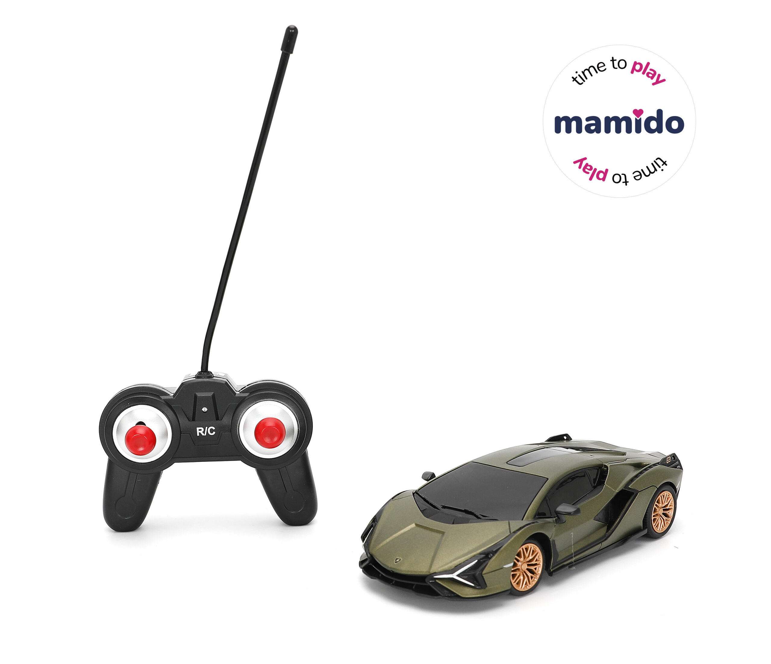Mamido Auto na dálkové ovládání LAMBORGHINI SIAN FKP 37 R/C 1:24 zelené