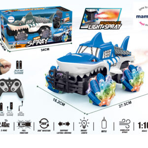 Mamido Auto na dálkové ovládání RC 1:16 Shark Stunt šedé