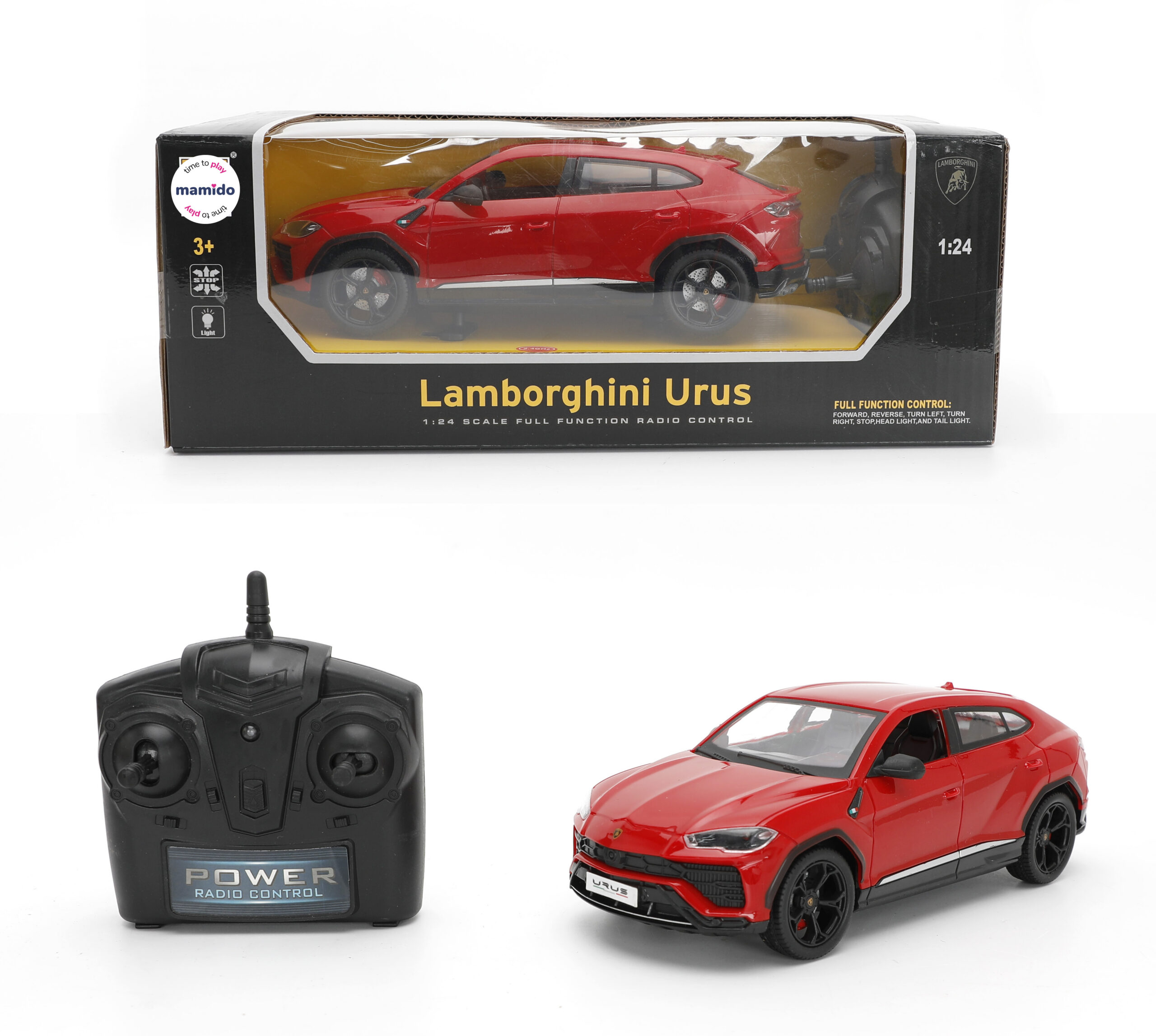 Mamido Auto na dálkové ovládání R/C Lamborghini Urus 1:24 červené MT1331