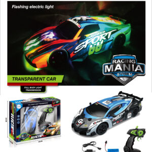 Mamido Auto na dálkové ovládání RC Racing Mania 1:18 se světelnými efekty modré