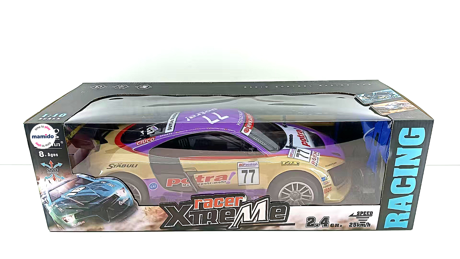 Mamido Auto na dálkové ovládání Racer ExtreMe R8 1:10 s rychlostí až 25 km/h - Obrázek 2