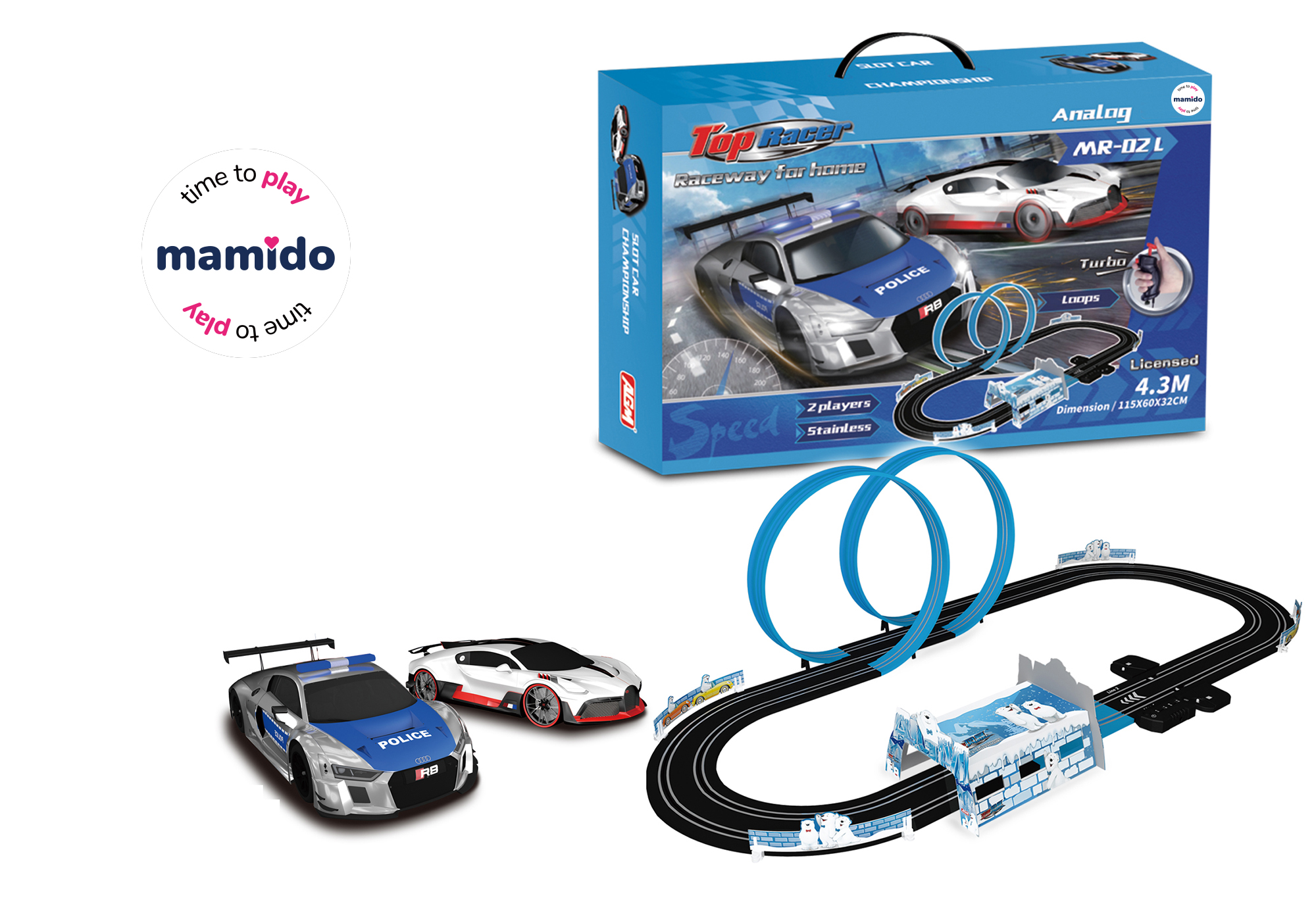 Mamido Autodráha Audi a Bugatti 4
