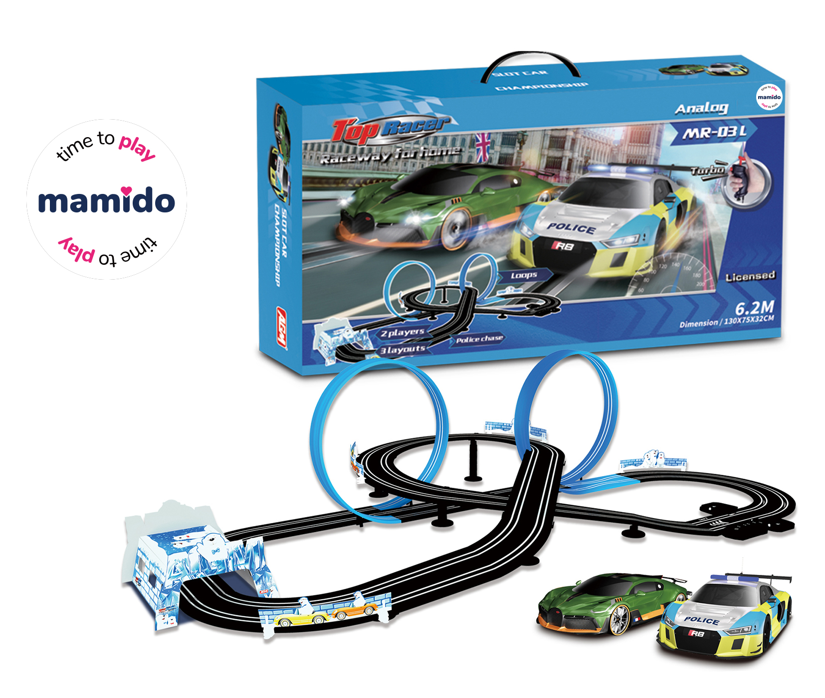 Mamido Autodráha Audi a Bugatti 6