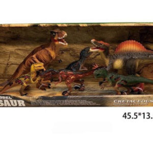 Mamido Dětská Sada Dinosaurů 23 cm Tyrannosaurus Rex+ 23 cm Spinosaurus