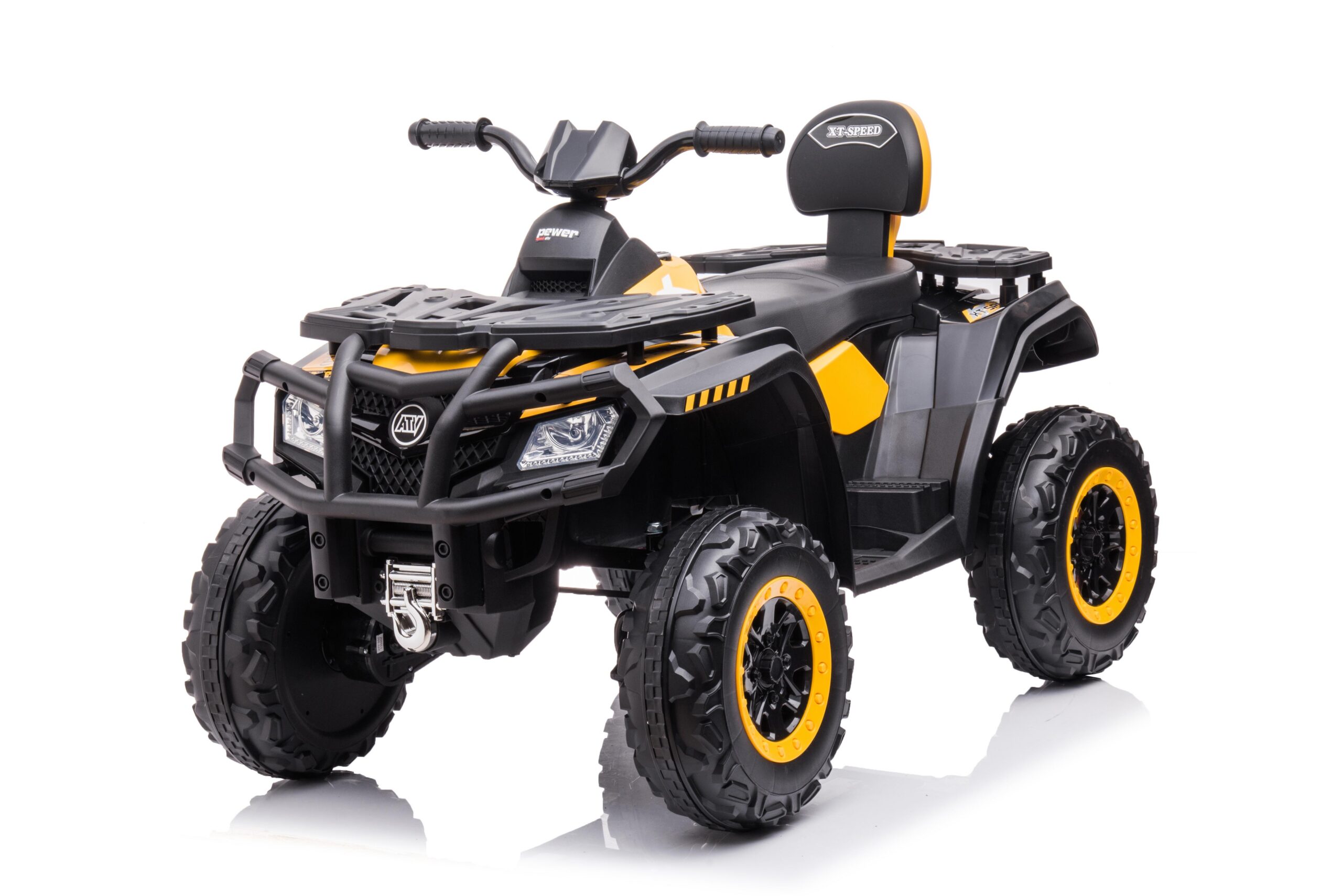 Mamido Dětská elektrická čtyřkolka XT-Speed 4x80W 24V žlutá
