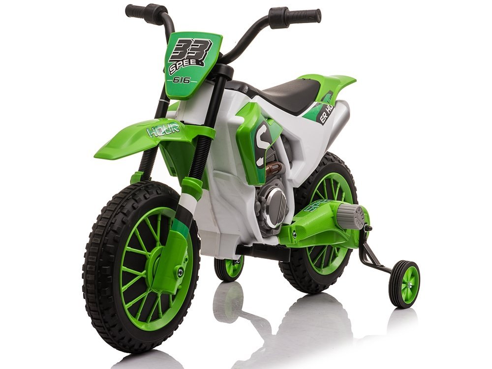 Mamido Dětská elektrická motorka XMX616 zelená | EVA kola | 12V 7Ah