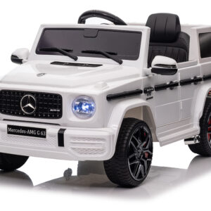 Mamido Dětské elektrické autíčko Mercedes Benz G63 cabrio EVA kola bílé