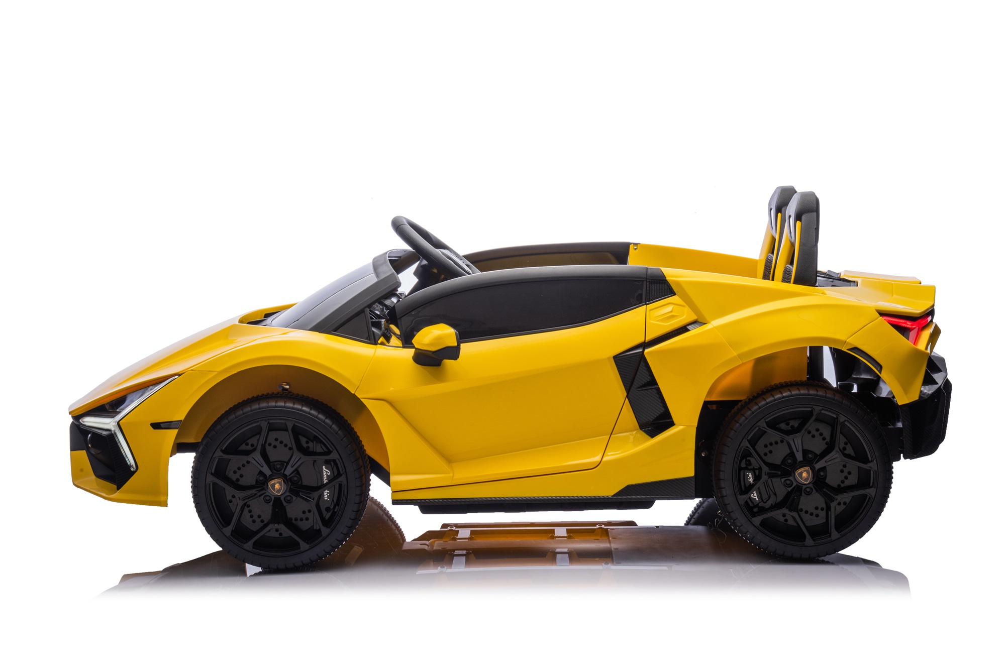 Mamido Dětské elektrické auto Lamborghini Revuelto XL STRONG | 14 km/h | 24V 14Ah | 60 kg | žluté - Obrázek 2