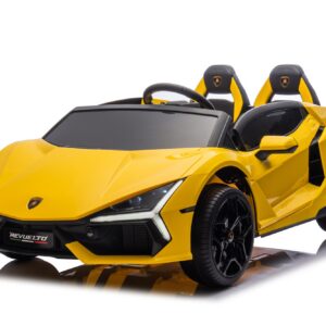 Mamido Dětské elektrické auto Lamborghini Revuelto XL STRONG | 14 km/h | 24V 14Ah | 60 kg | žluté