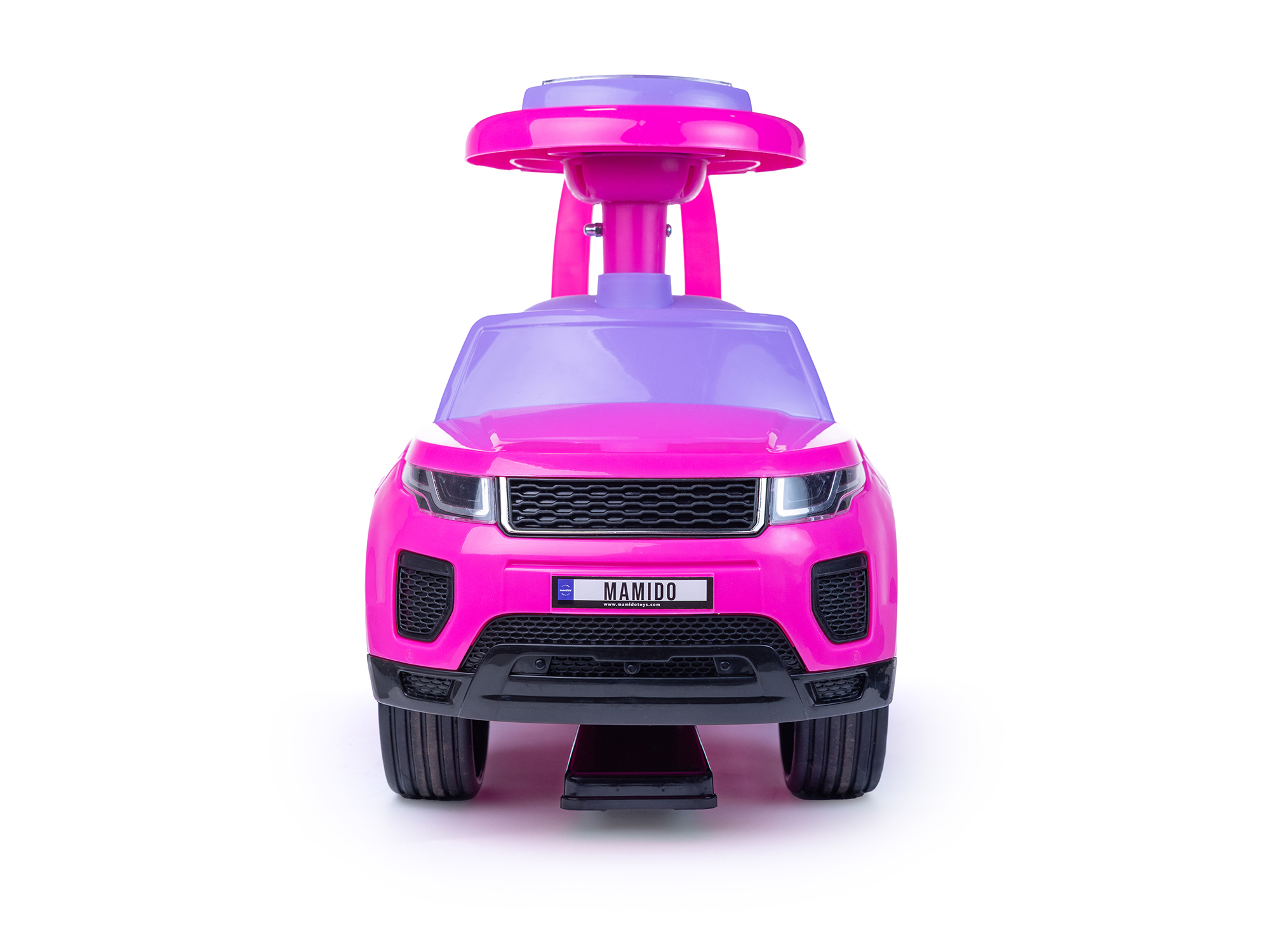 Mamido Dětské odrážedlo auto Range Rover styl růžové Gumová kola - Obrázek 2