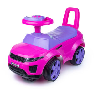 Mamido Dětské odrážedlo auto Range Rover styl růžové Gumová kola
