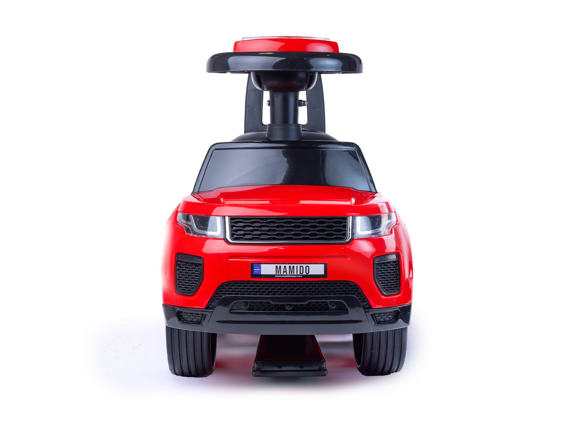 Mamido Dětské odrážedlo auto Range Rover style červené Gumová kola - Obrázek 2