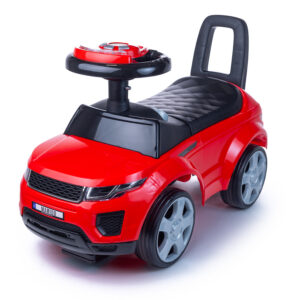 Mamido Dětské odrážedlo auto Range Rover style červené Gumová kola