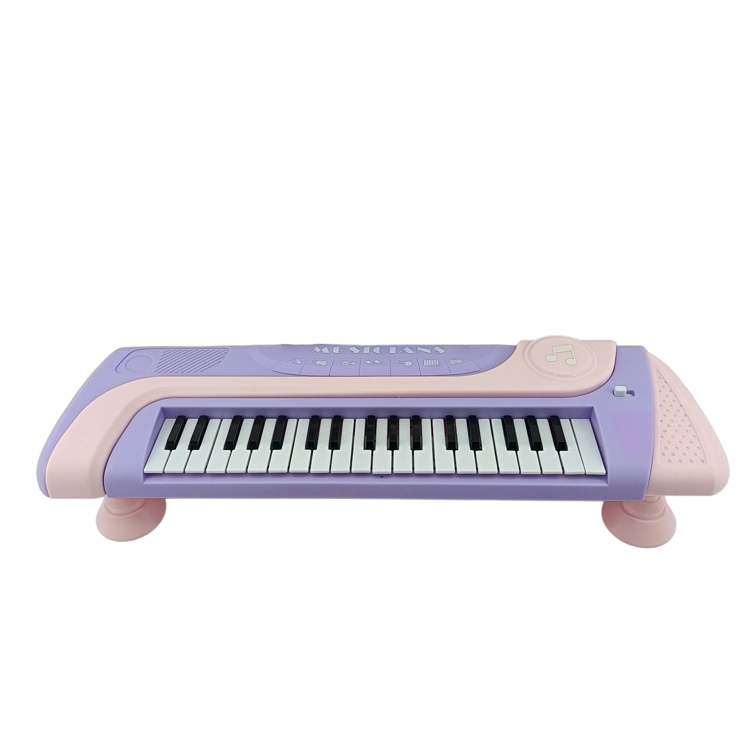 Mamido Dětský elektrický keyboard 37 kláves růžovo-fialový