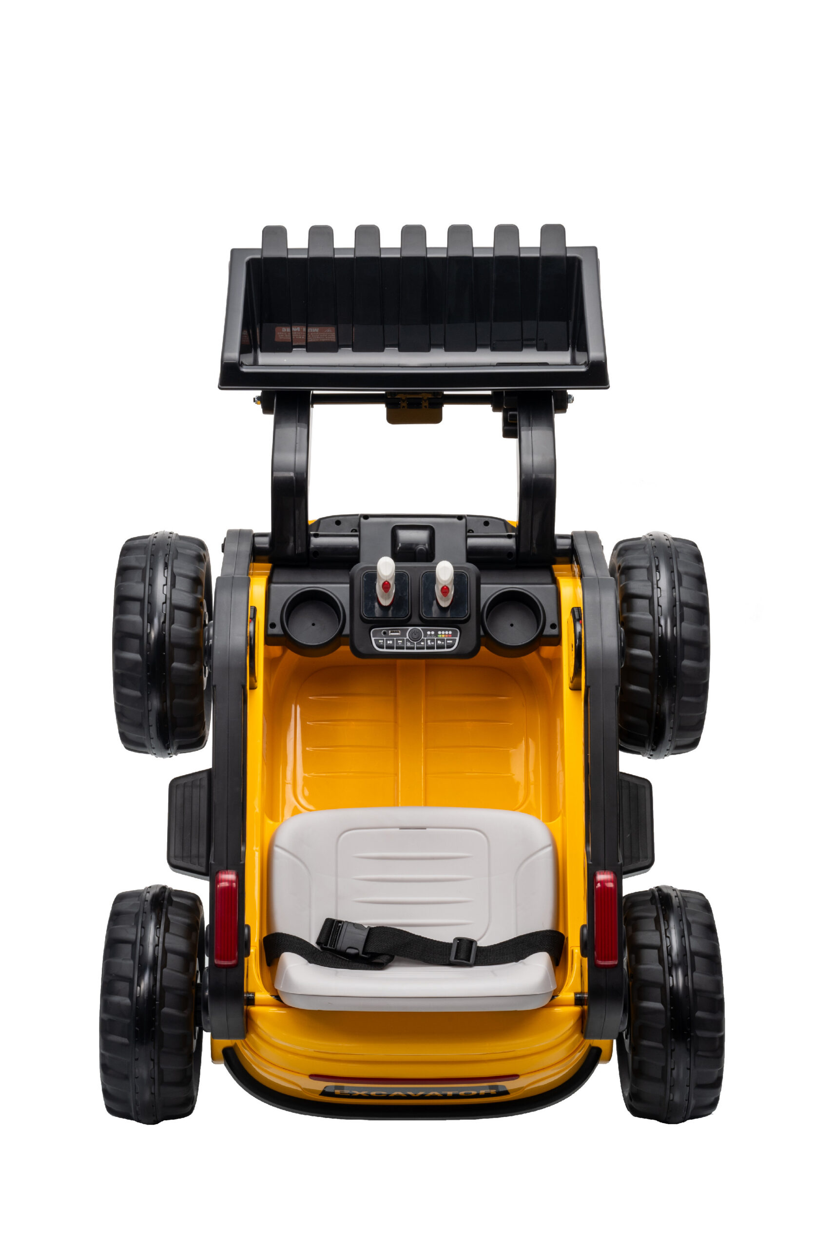 Mamido Dětský elektrický nakladač CAR-26A žlutý | 4x4 | RC 2.4Ghz | EKO kůže | 12V10Ah - Obrázek 2