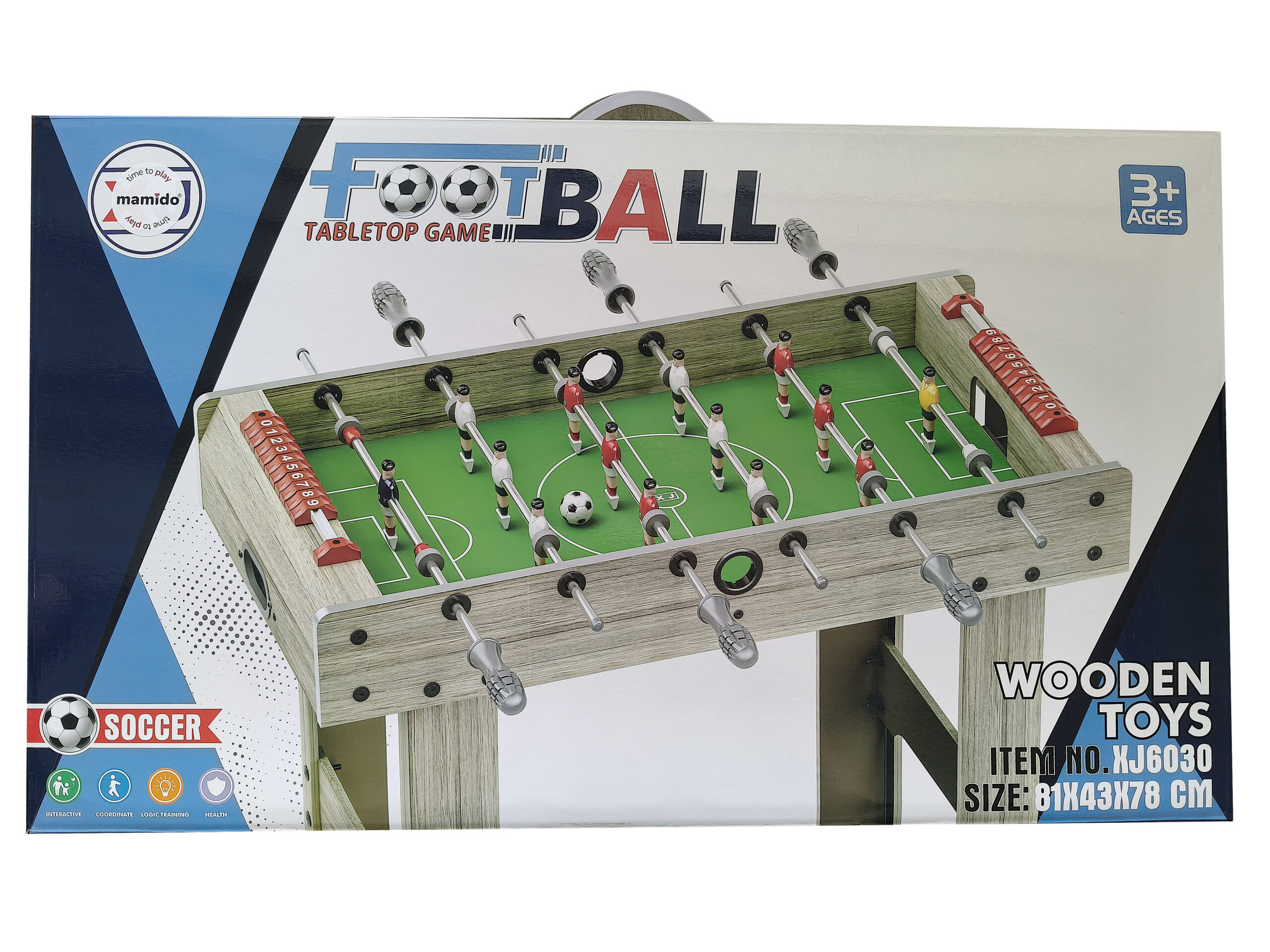 Mamido Dětský stolní fotbal 81 cm MT1540 - Obrázek 2