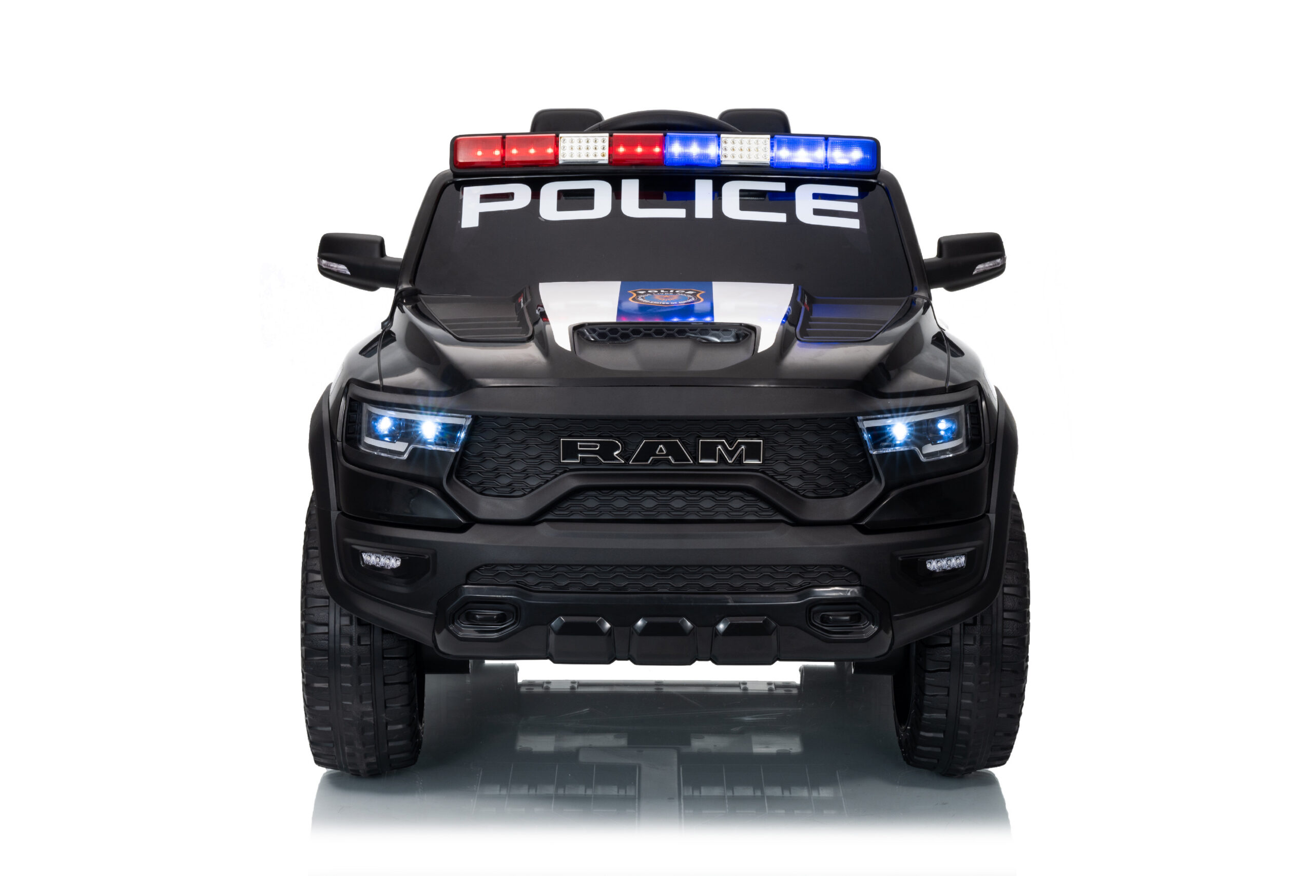 Mamido Elektrické autíčko Dodge Ram Policejní s majáky 4x4 | 12V10Ah - Obrázek 2