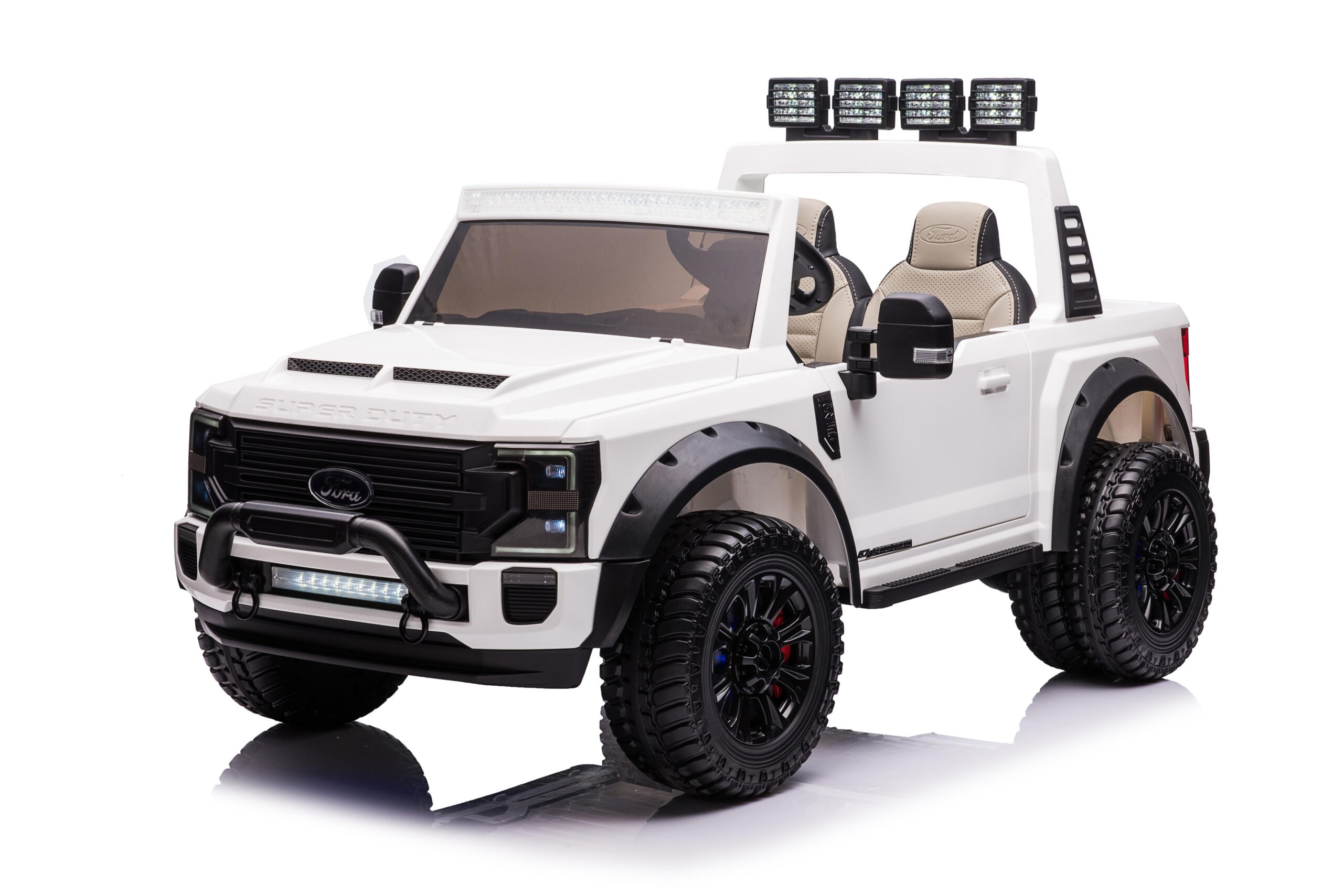 Mamido Elektrické autíčko Ford Super Duty 4x4 bílé