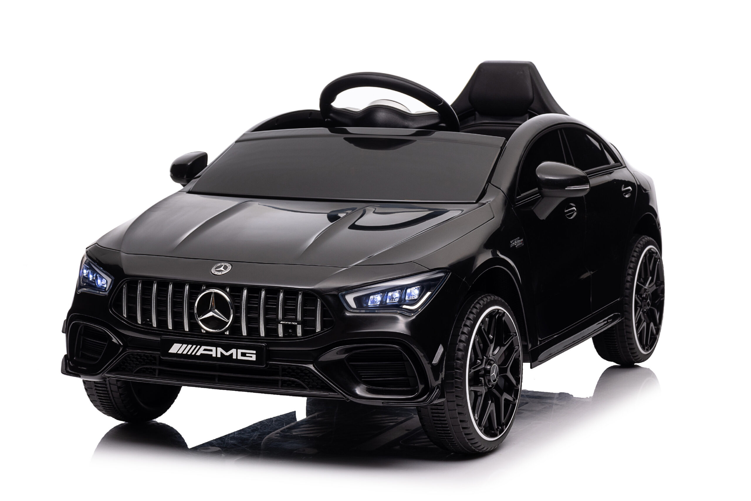 Mamido Elektrické autíčko Mercedes CLA 45S AMG 4x4 černé