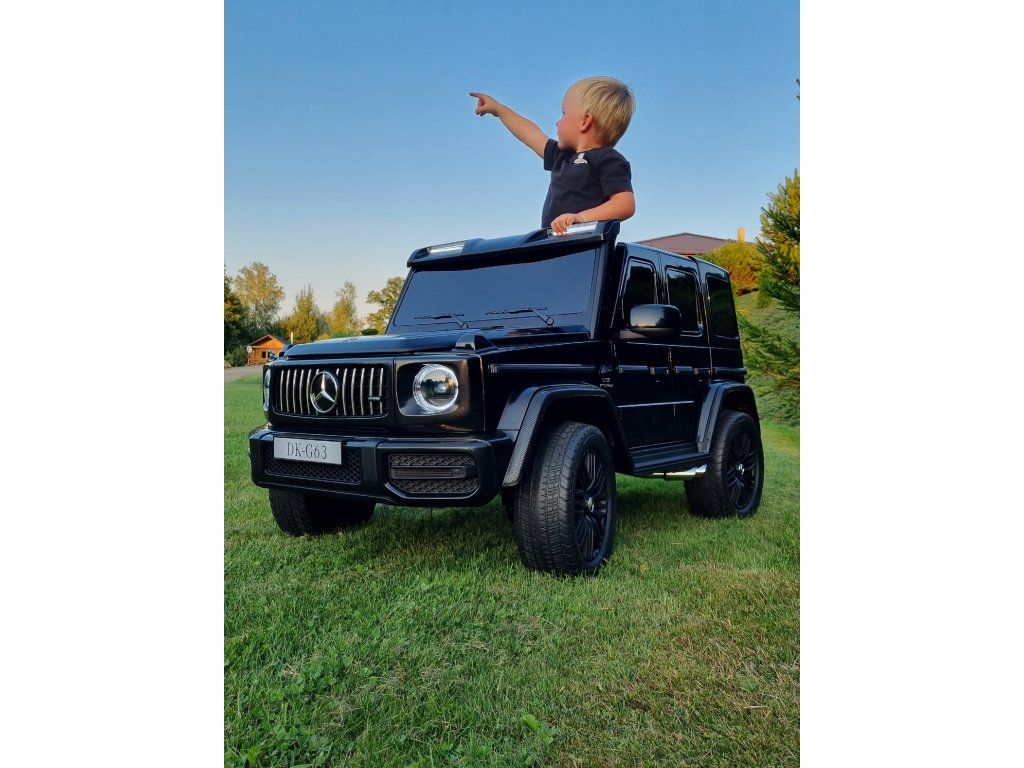 Mamido Elektrické autíčko Mercedes G63 AMG 2x24V 4x200W XXL černé - Obrázek 2