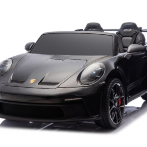 Mamido Elektrické autíčko Porsche 911 GT3 XXL | 24V14Ah | 12km/h | Nafukovací kola | 2x320W | Pro 2 děti | Lakované černé