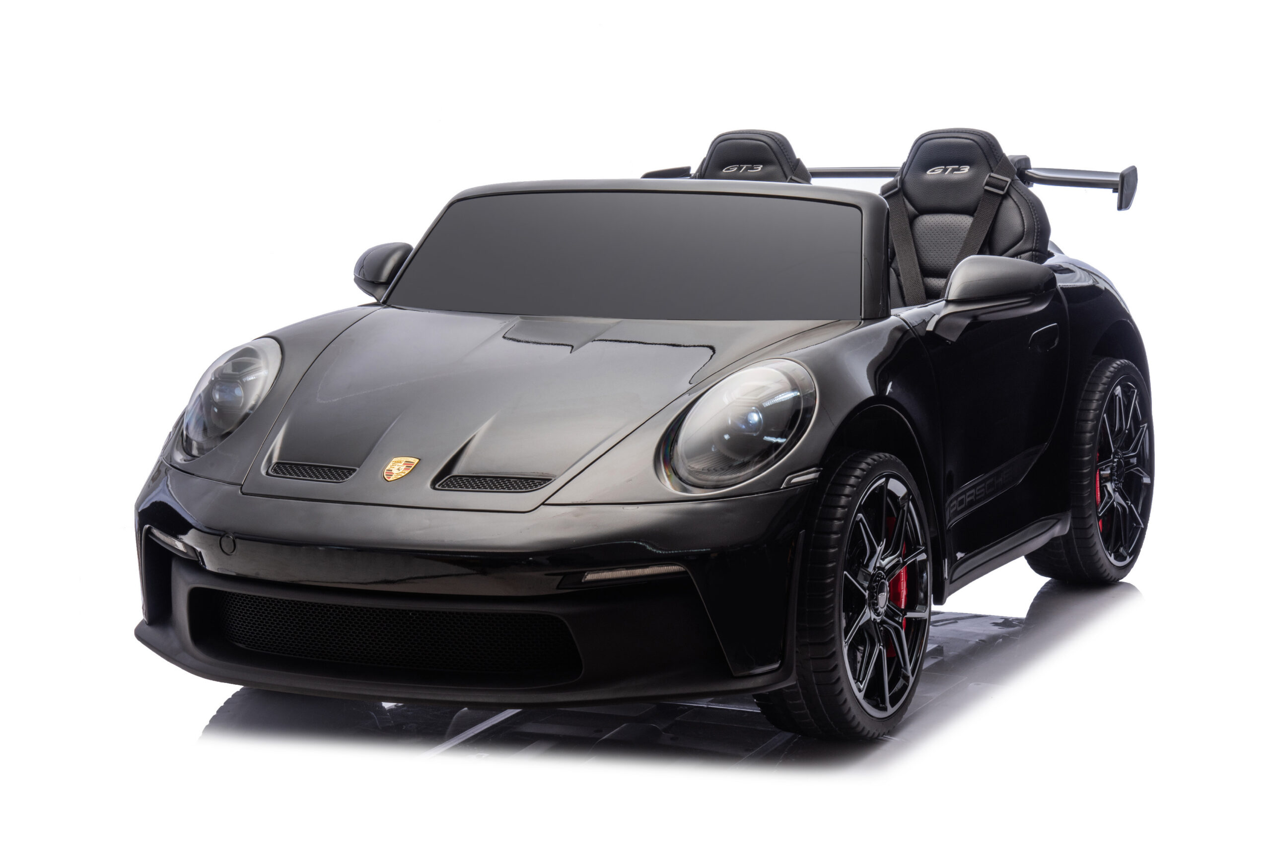 Mamido Elektrické autíčko Porsche 911 GT3 XXL | 24V14Ah | 4x200W | Pro 2 děti | Lakované černé