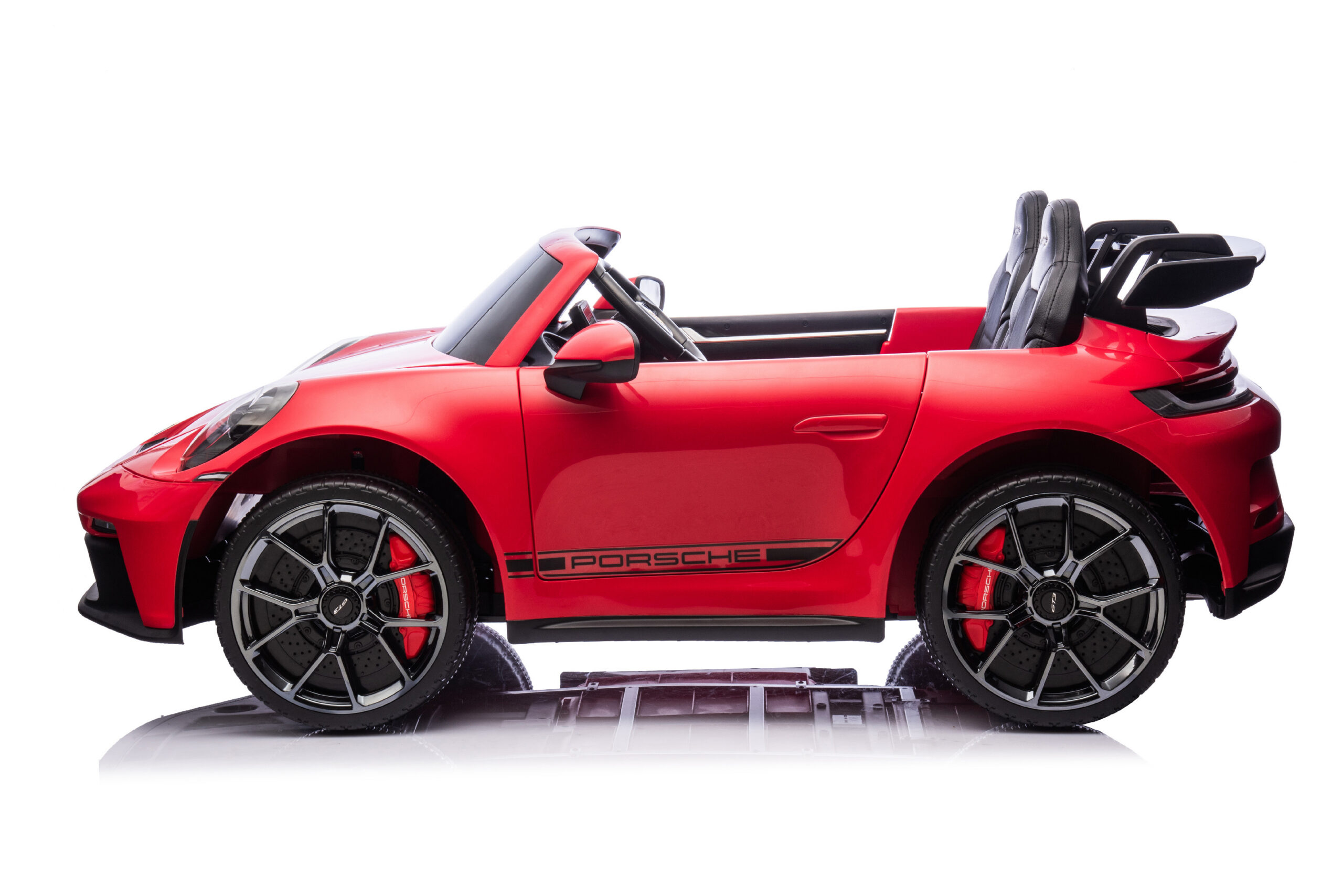 Mamido Elektrické autíčko Porsche 911 GT3 XXL + MP4 | 24V14Ah | 4x200W | Pro 2 děti | červené - Obrázek 2