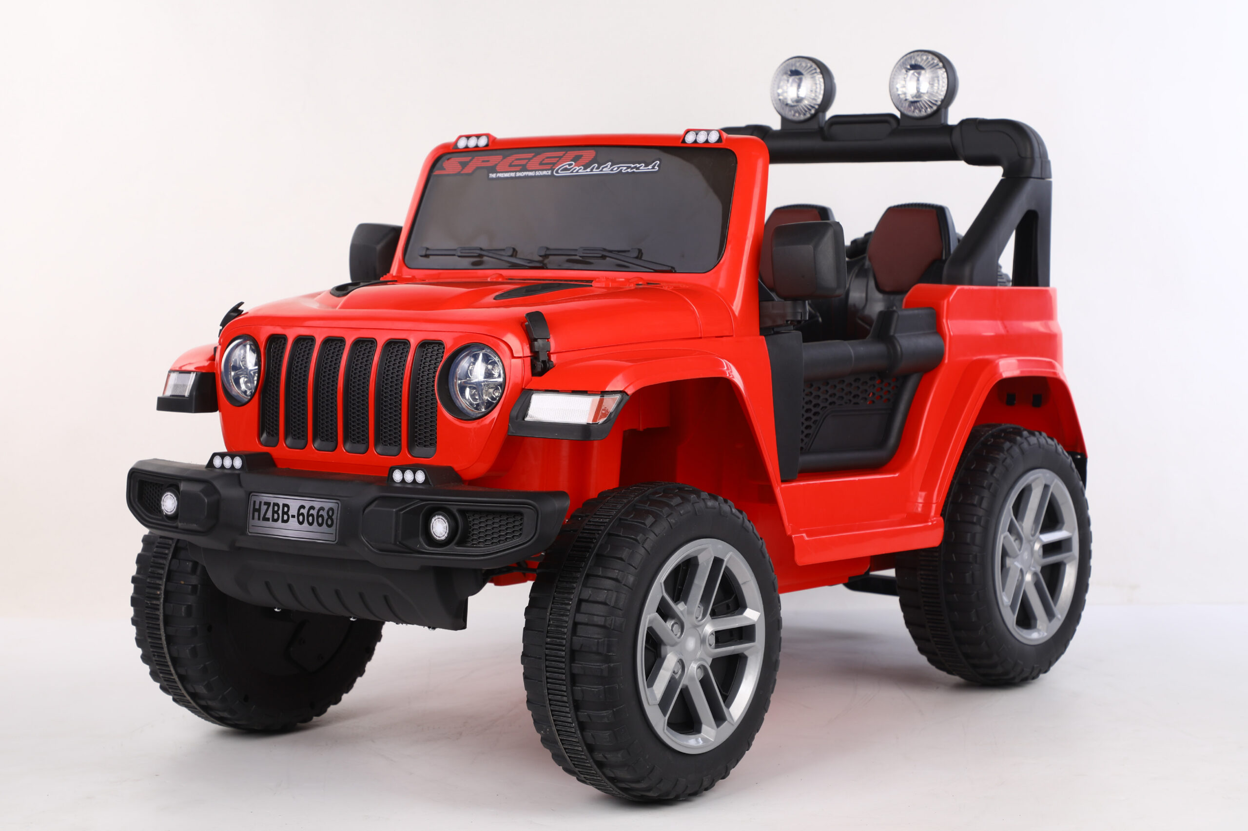 Mamido Elektrické autíčko SPEED 2.0 - 4x4 červené | 180W | EVA | LED | 2