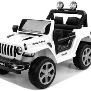 Mamido Elektrické autíčko SPEED 4x4 bílé | 180W | EVA | LED | 2